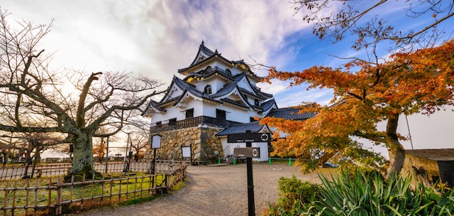 国宝　彦根城　日本